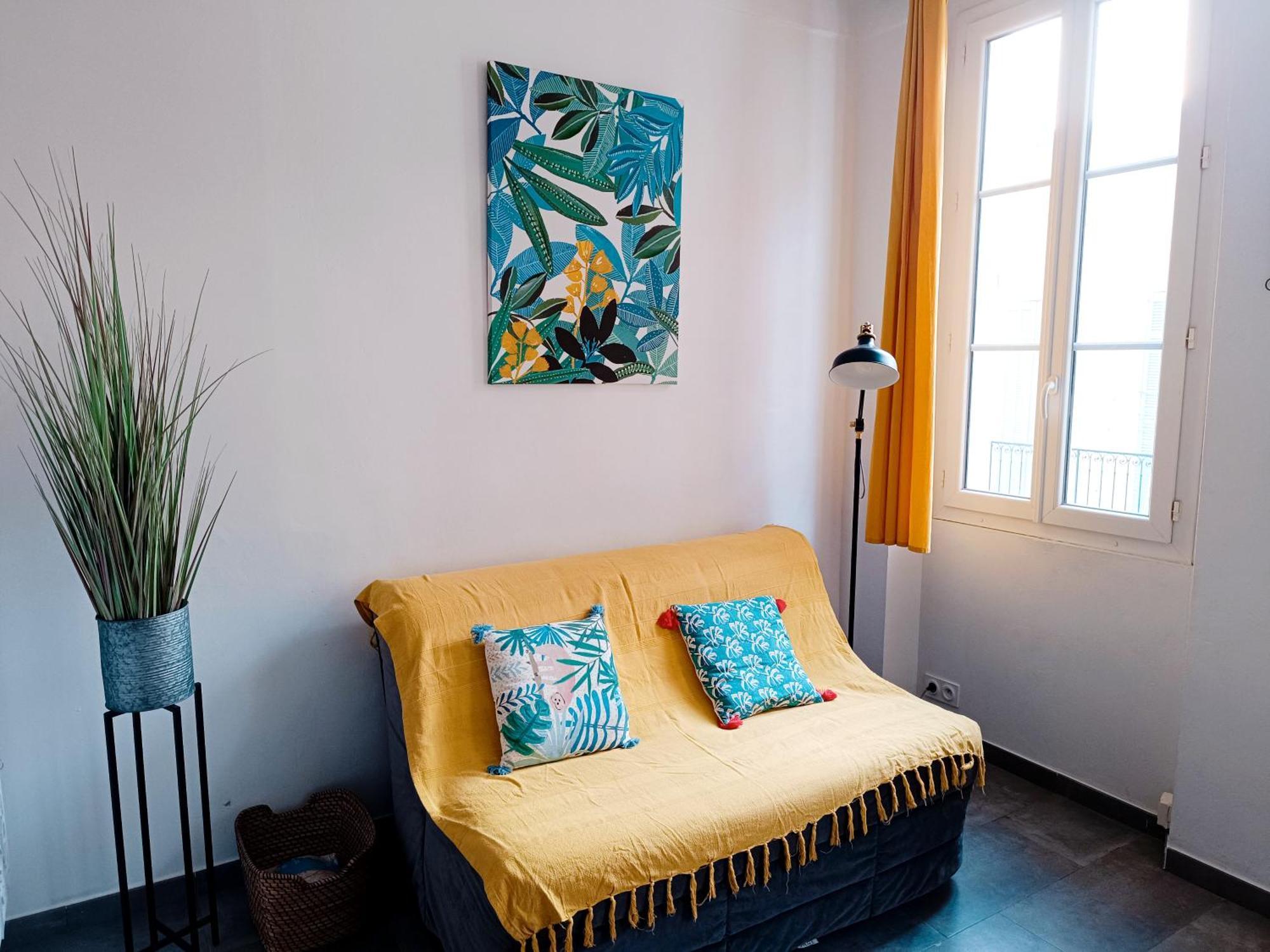 Grand 2 Pieces Renove Climatise, Vieil Antibes, Proche Port公寓 外观 照片